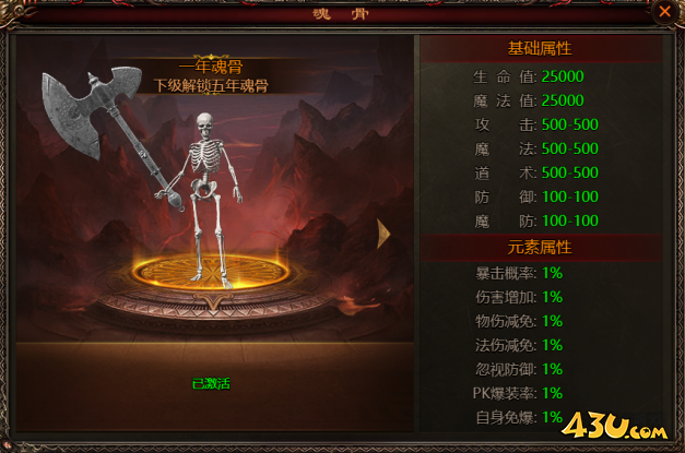 乾坤天地魂骨系统